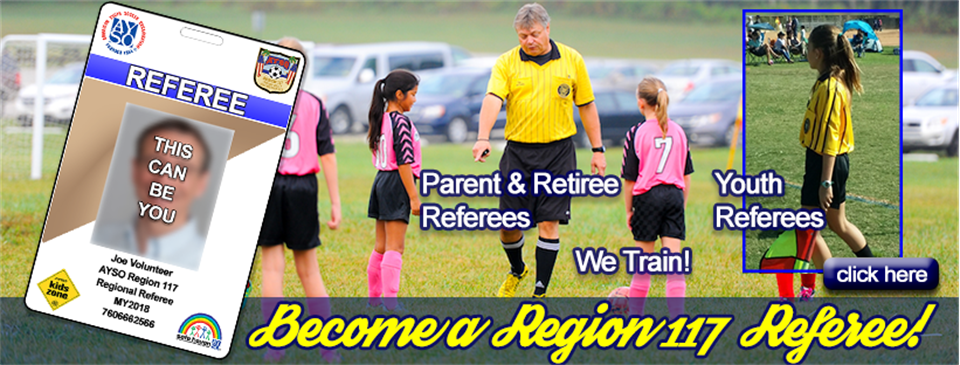 Become A Region 117 Referee